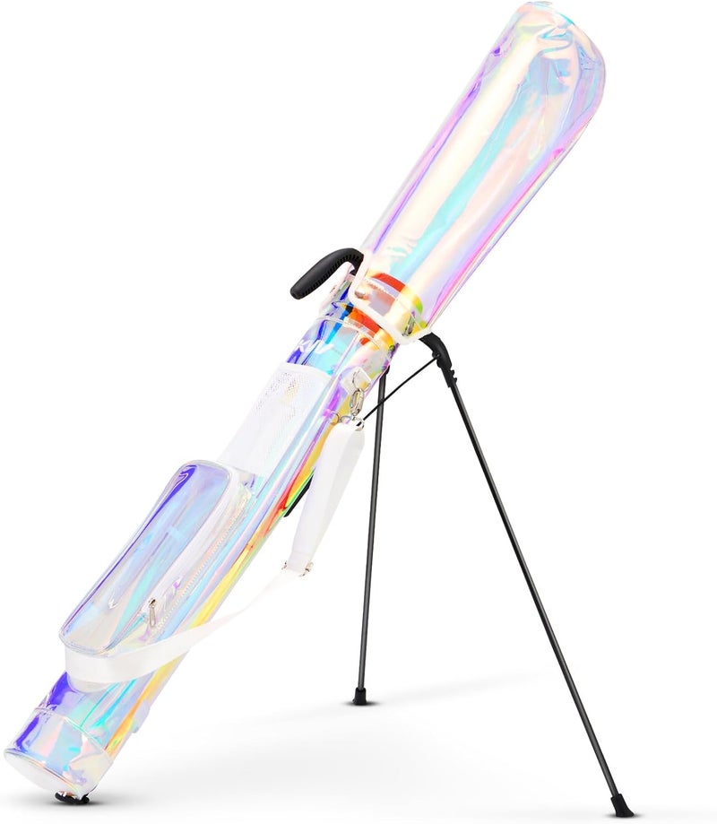 KVV Lightweight Sunday Golf Stand Bag, Colorful Fashion Pitch and Putt Golf Bag - Image 1